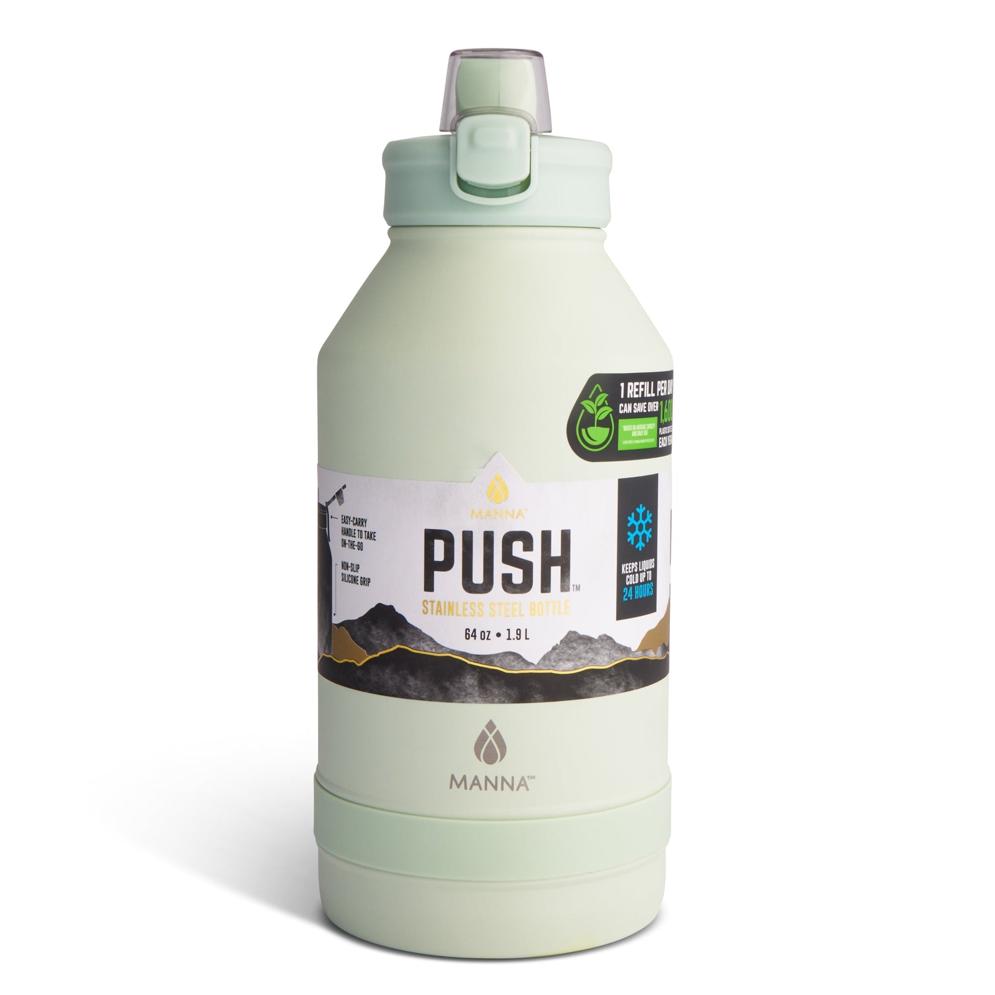 64 oz Push Bottle J6