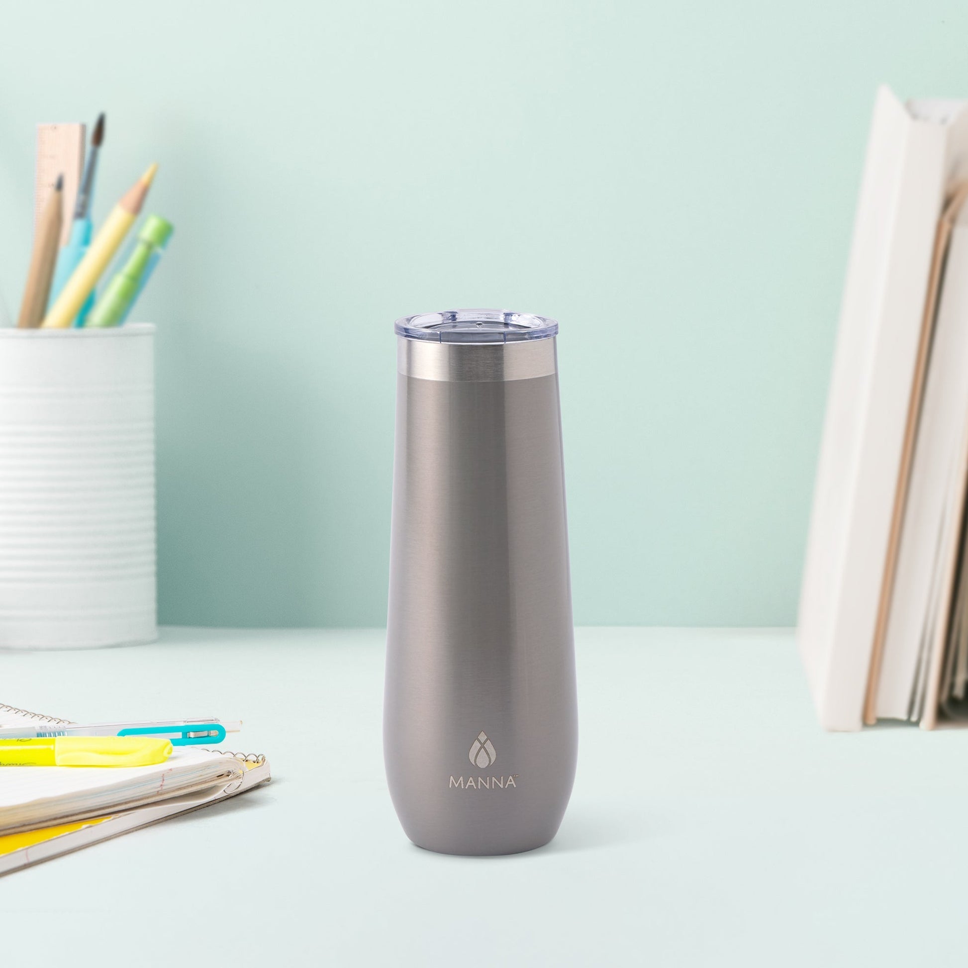 9 oz Sleek Champagne Tumblers X2