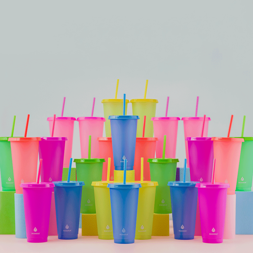 24-Piece Original Color- Changing Cup Set V5