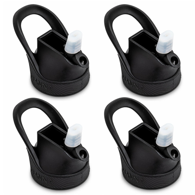4-Piece Replacement Lid Set for Rezi Bottle Collection V5