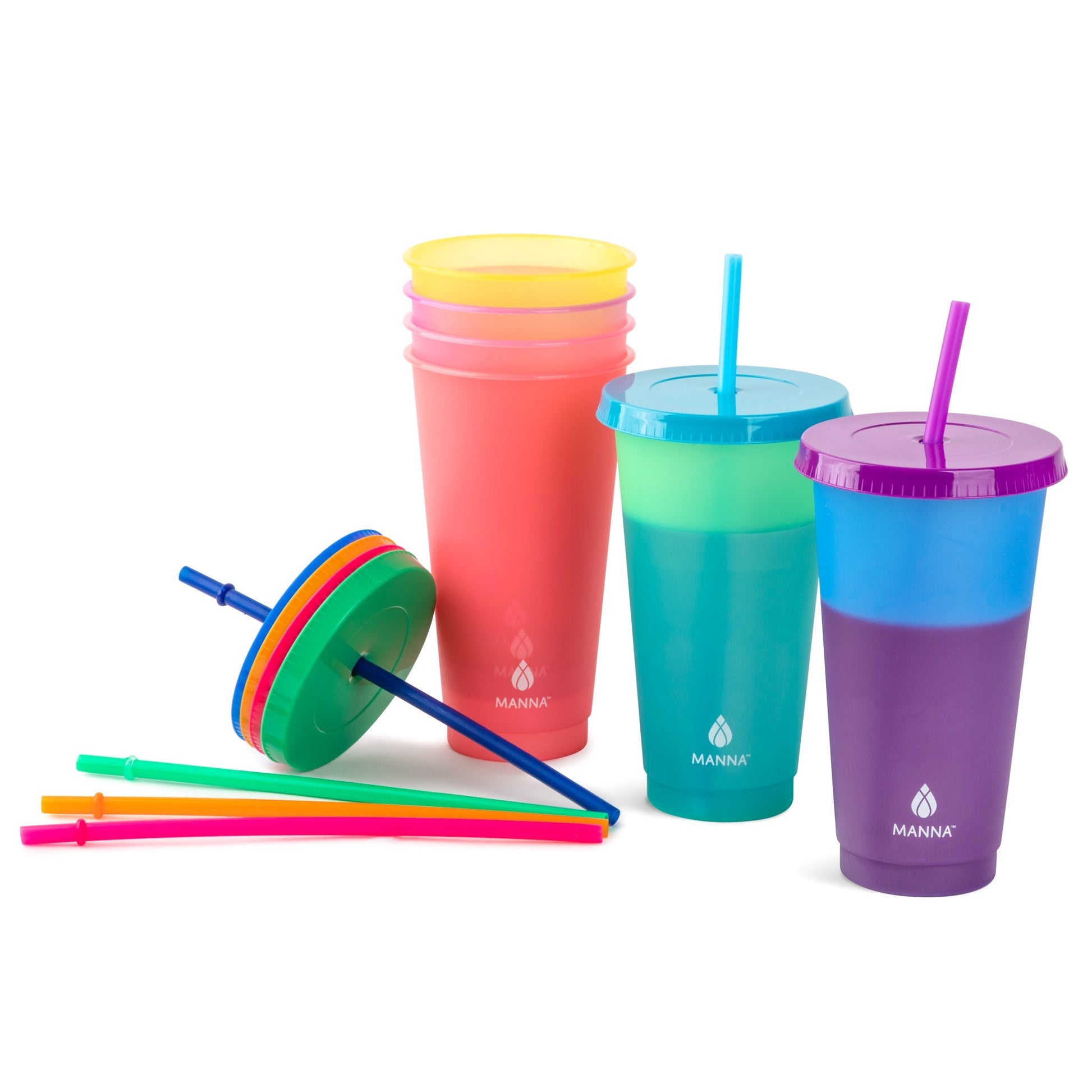 24-Piece Rainbow Color-Changing Cups C6